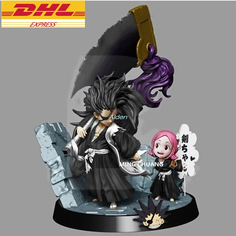 10 &quotBLEACH статуя Gotei 13 бюст Kusajishi Yachiru полная длина портрет Kenpachi Zaraki GK фигурка PF