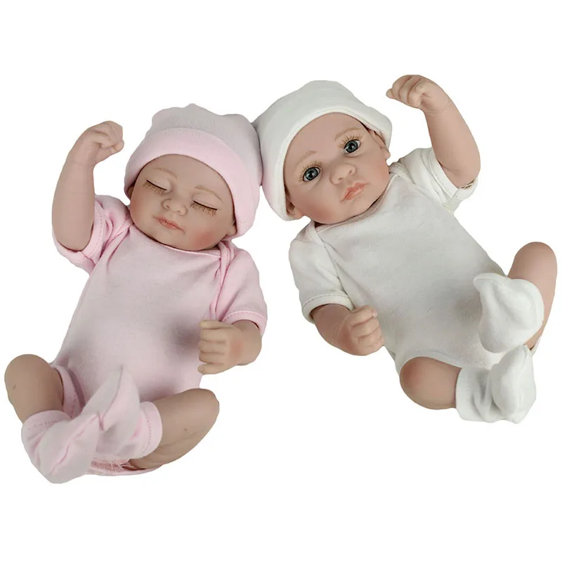 Кукла Reborn 10 дюймов мини Новорожденный ребенок игровой домик игрушки полный винил