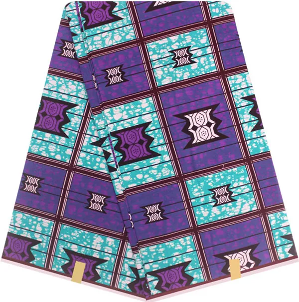 6 ярдов хлопок африканская восковая печать ткань, батик Анкара ткань для Пэчворк африканская настоящая восковая печать Африканская Хлопковая ткань HH-A3