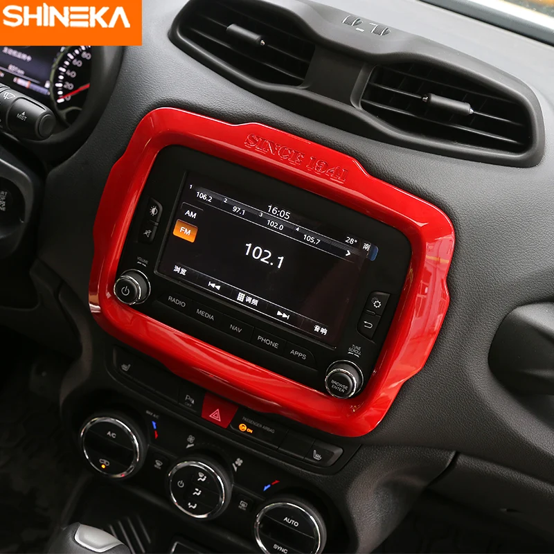 SHINEKA ABS 5 ''экран центральной консоли GPS навигация панель украшения Рамка для