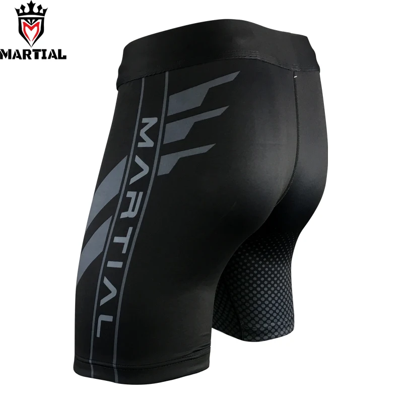 Боевые: новое поступление черные/серые Компрессионные шорты быстросохнущие для
