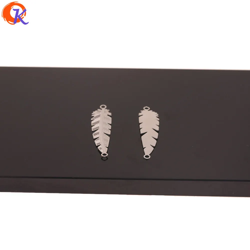 

Cordial Design 100Pcs 8*36MM Jewelry Accessories/DIY Earrings Making/Feather Shape/Sheet Copper/Hand Made/Earring Findings