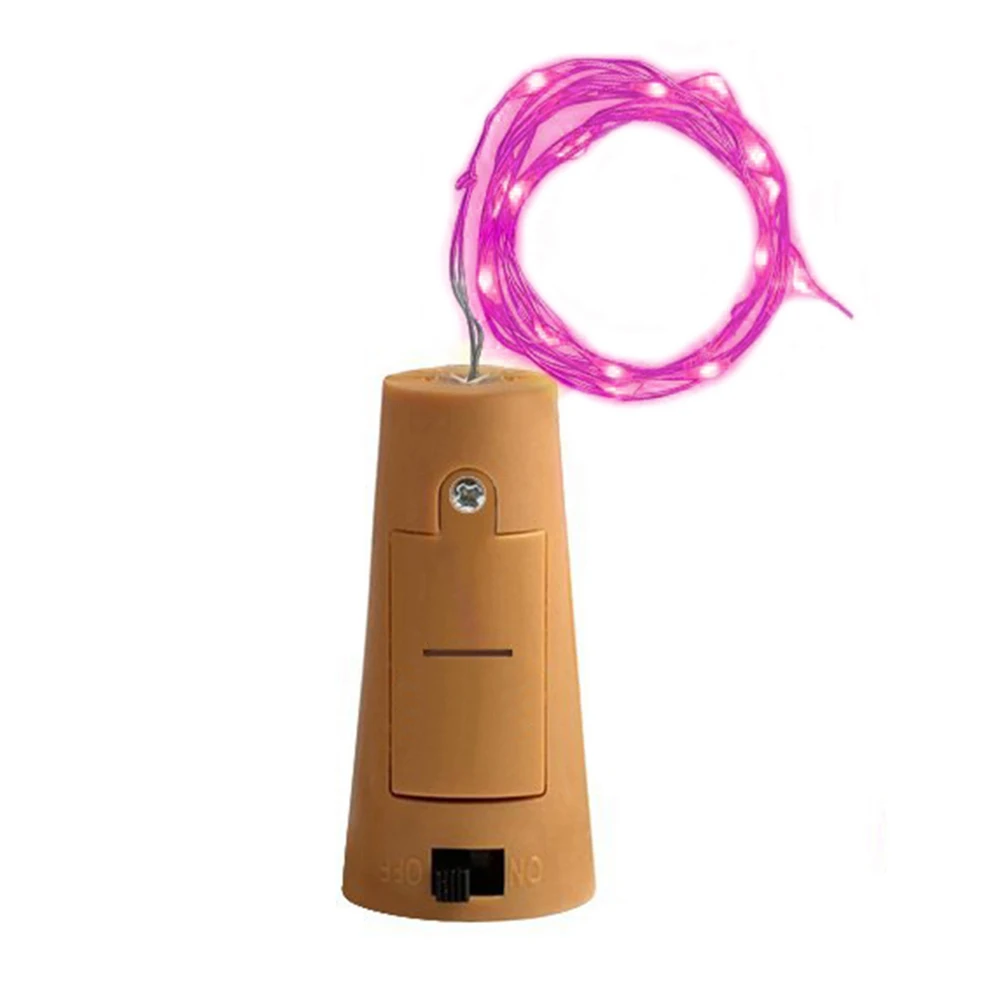 15/20 Creative LED Wine Bottle Cork Lights Silver Wire for Wedding Festival Party Decor | Дом и сад
