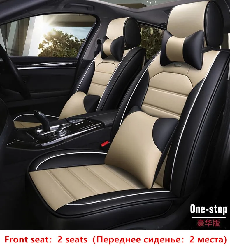 pu leather linen car seat cover for hyundai getz solaris Elantra Tucson veloster creta i20 i30 ix35 i40 Car accessories | Автомобили и