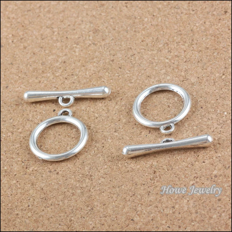 12 шт. античные серебряные зажимные застежки подвеска из сплава сделай сам шарм
