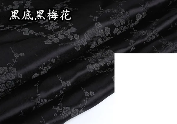 90 см* 100 см парча ткань костюм кимоно cheongsam шелковая парча ткань сливы серии качество украшения одежды diy ткань