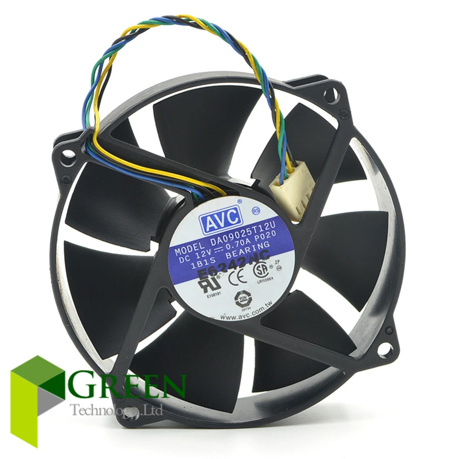 Оригинальный AVC DA09025T12U 9025 90 мм 90*90*25 круговой вентилятор для 775 охлаждающий