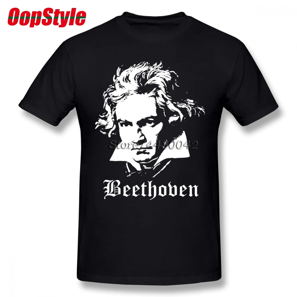 Ludwig Van Beethoven футболка для мужчин дропшиппинг Лето короткий рукав хлопок плюс