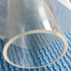 2 шт. OD120x5x1000MM акриловые трубки прозрачная защитная пленка Декор для дома и сада здания Материал улучшение Полотенца рельс душевая занавеска трубы