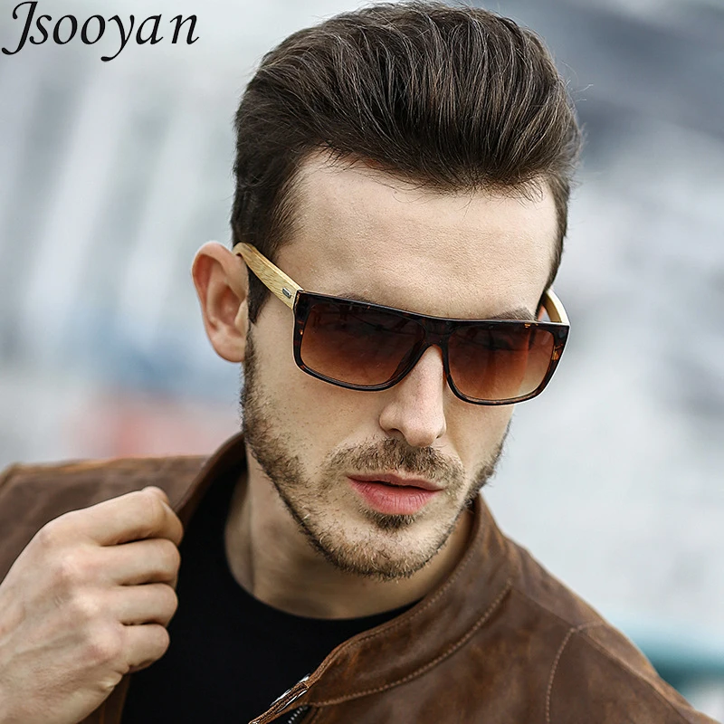 Jsooyan, модные солнцезащитные очки с деревянной оправой, для мужчин и женщин, очки для вождения, винтажные, UV400, солнцезащитные очки, затемненные, lunette oculo