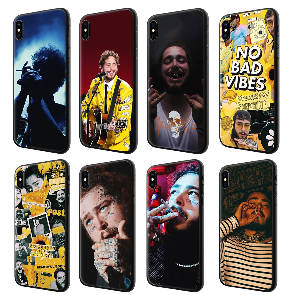 WEBBEDEPP Post Malone Austin Richard TPU чехол для Apple iPhone 6 6S 7 8 Plus 5 5S SE X XS MAX XR мягкий | Мобильные