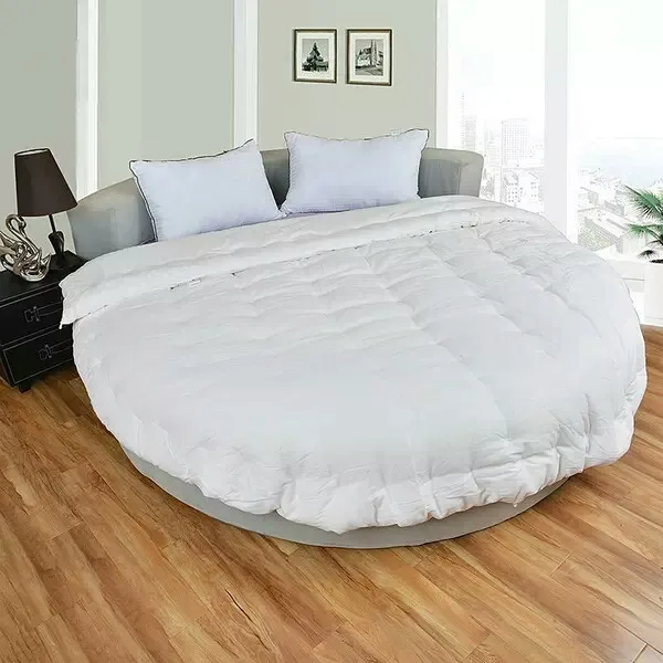 4 шт Отель 100% хлопок Круглый простыня набор + Постельный покрывало настраиваемый