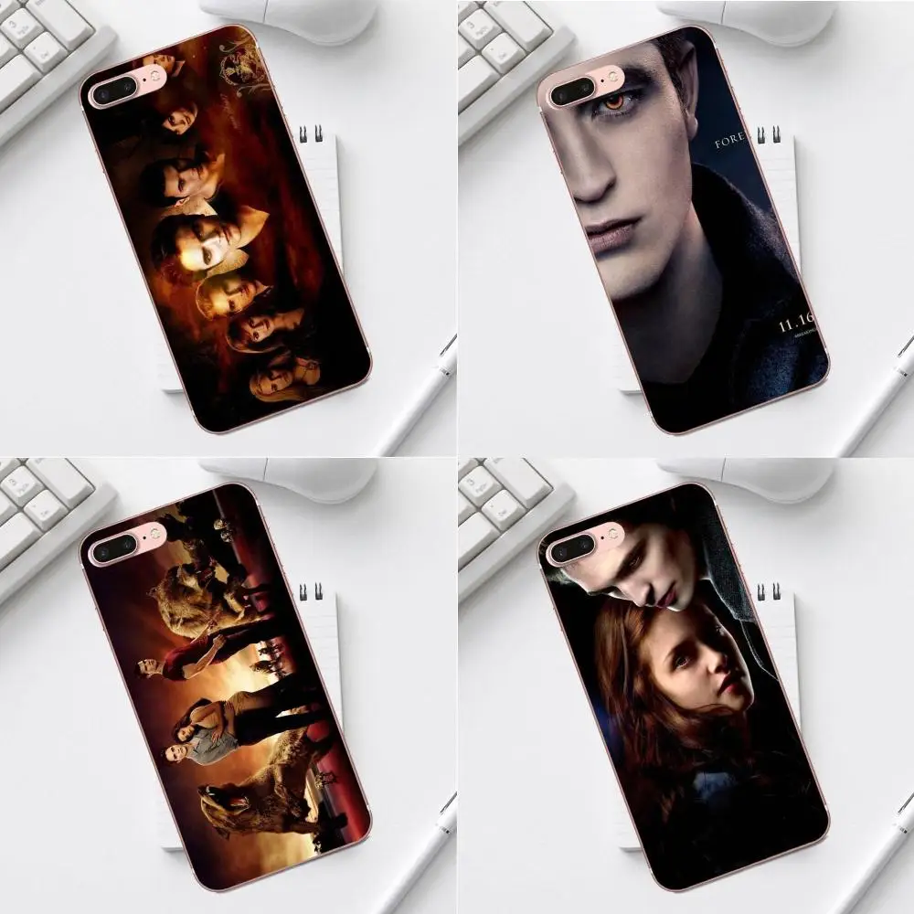 Мягкий ТПУ чехол для iPhone 4 4S 5 5C SE 6 6S 7 8 Plus X XS Max XR Galaxy A3 A5 J1 J3 J5 J7 2017 Twilight Saga Edward