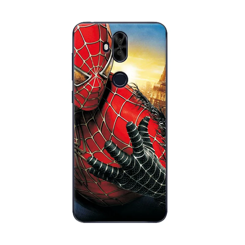 Charming Marvel Hero Captain America Phone Case For Asus ZC600KL Spiderman Iron Man Soft TPU Zenfone 5 Lite |