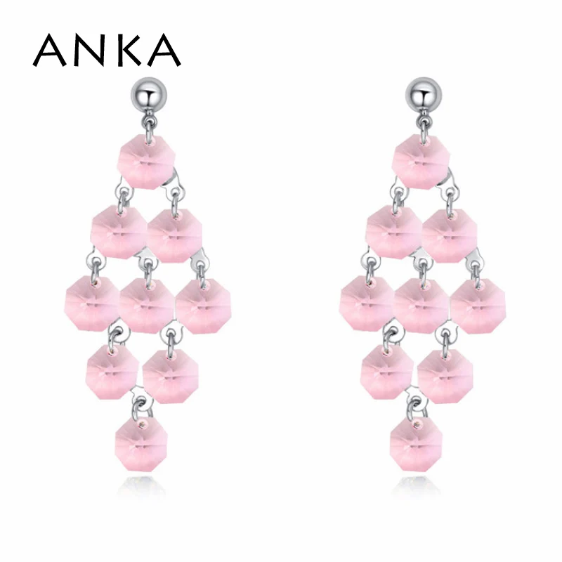 НОВЫЕ геометрические висячие серьги подвески с хрустальными люстрами для женщин