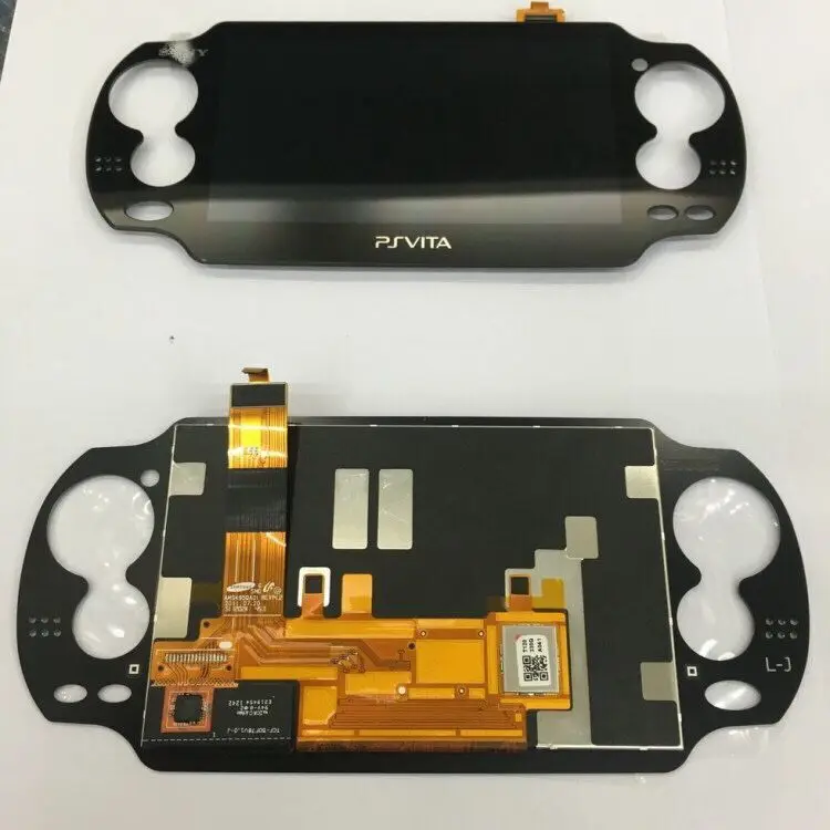 Черный оригинальный 90% новый для ps vita psvita psv 1000 ЖК дисплей с сенсорным цифровым в