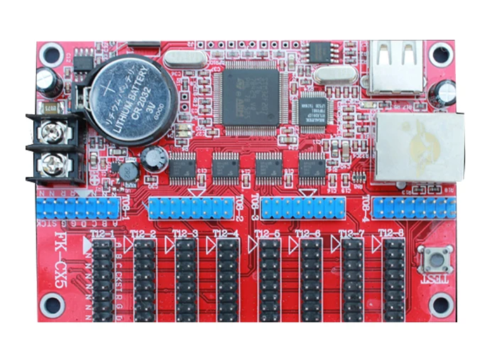 Feikong FK-CX5 LED контроллер карты Ethernet порт управления 128*904 пикселей P10 Running Открытый
