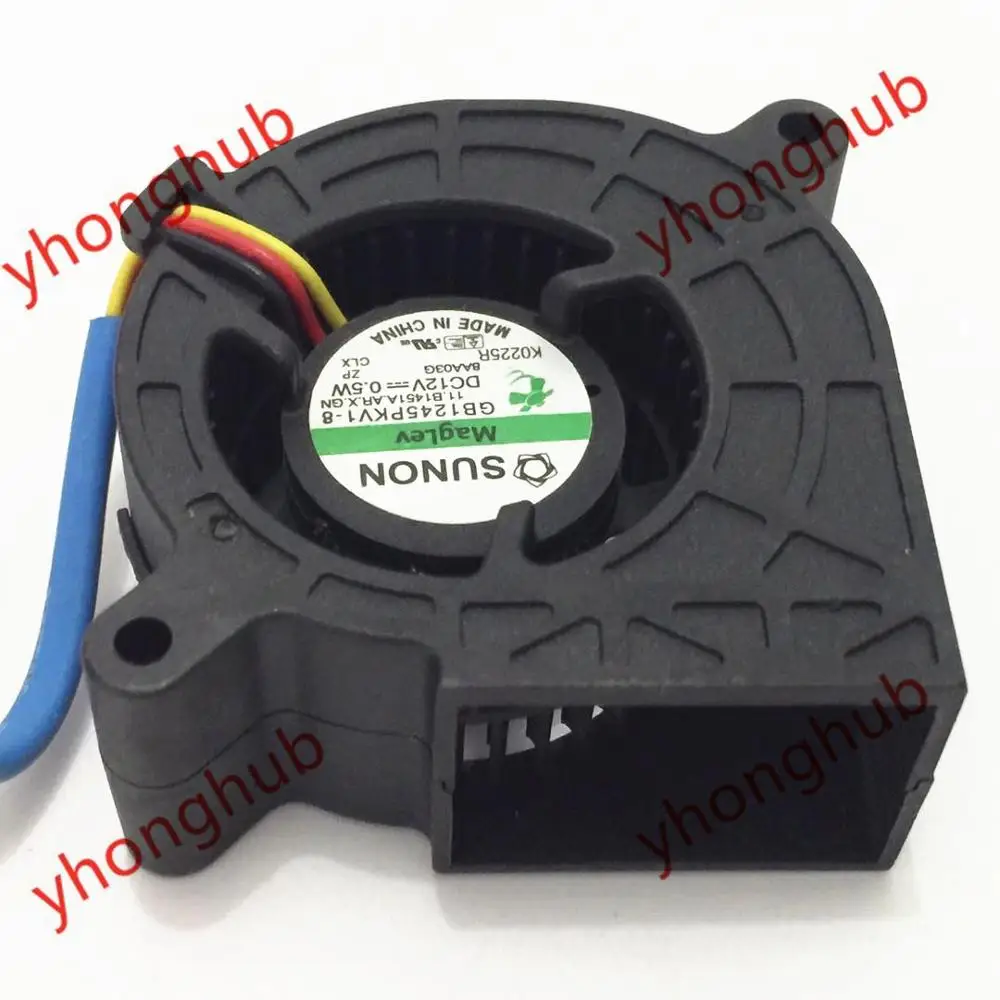 SUNON GB1245PKV1-8 11.B1451A.AR.X.GN DC 12V 0,5 W 3-wite 45x45x20 мм, вентилятор охлаждения сервера