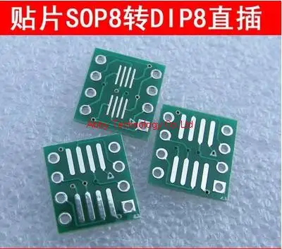 80 шт./лот SO8 MSOP8 SOIC8 TSSOP8 SOP8 Поворотный адаптер DIP8 IC плата адаптера печатная Детская