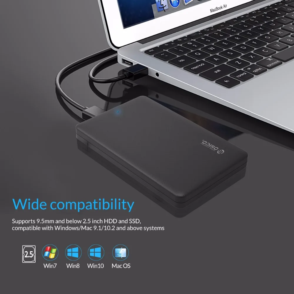 ORICO SATA 3 0 до USB3.0 внешний жесткий диск Корпус 2 5 дюймов HDD анклаус адаптер для Samsung