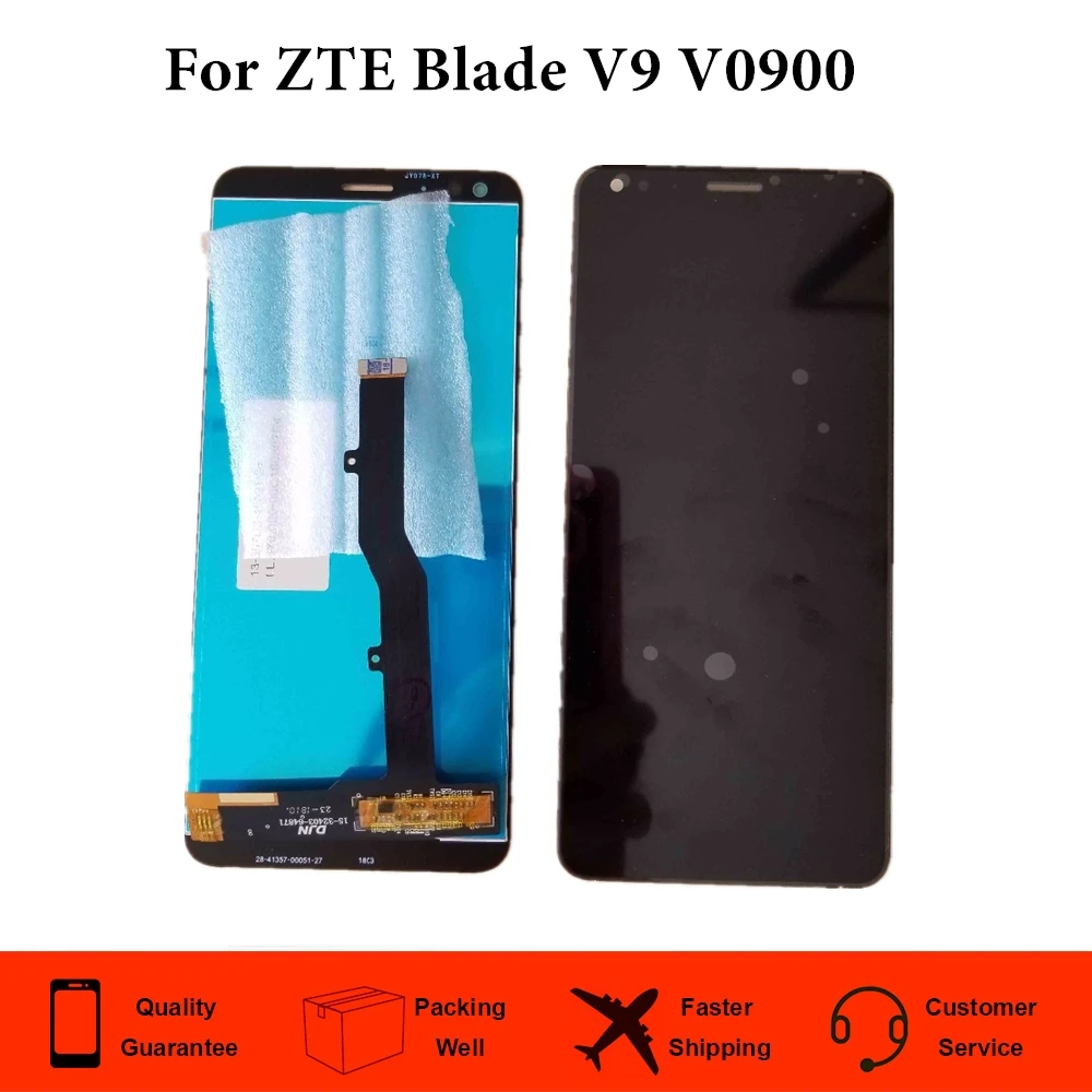5 7 &quotХороший ЖК дисплей для ZTE Blade V9 V0900 Полный + кодирующий преобразователь