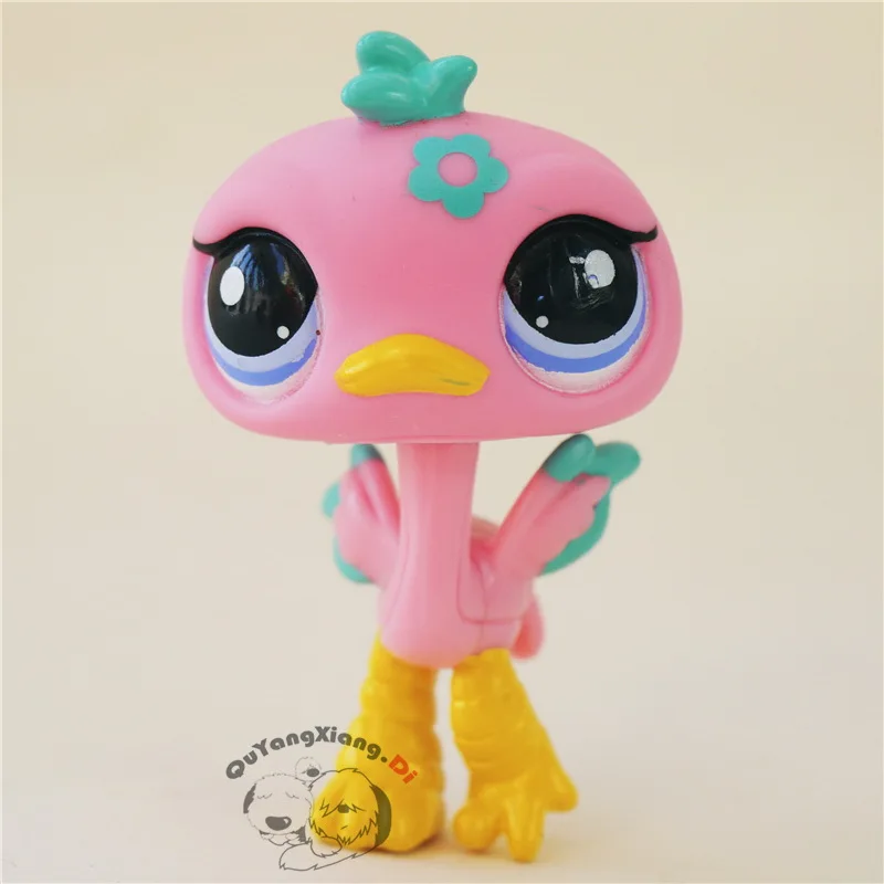 CW024 Pet Shop фигурка животного розовая стоящая птица кукла экшн фигурка|Игровые