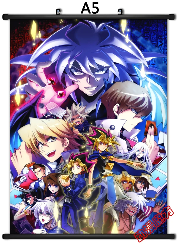 Японское аниме Yu-Gi-Oh! Дуэль Монстры сэто Кайба& Joey Wheeler& Mazaki Anzu& Mutou Yugi домашний Декор стены прокрутки плакат картинки