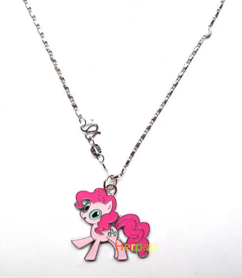 Колье с подвеской в виде шара my little pony розовый кулон бусинами цепочка популярные