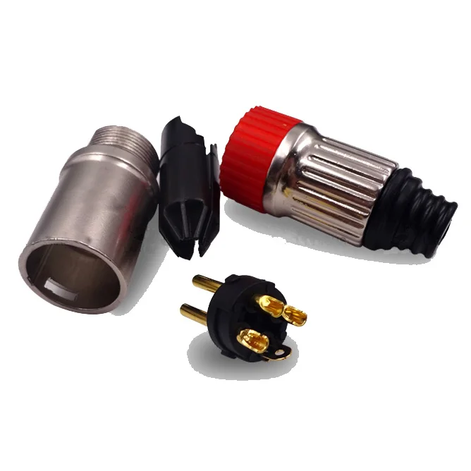 Высокое качество 100 шт./лот с позолотой 3 контактный разъем XLR разным цветом 50 шт в