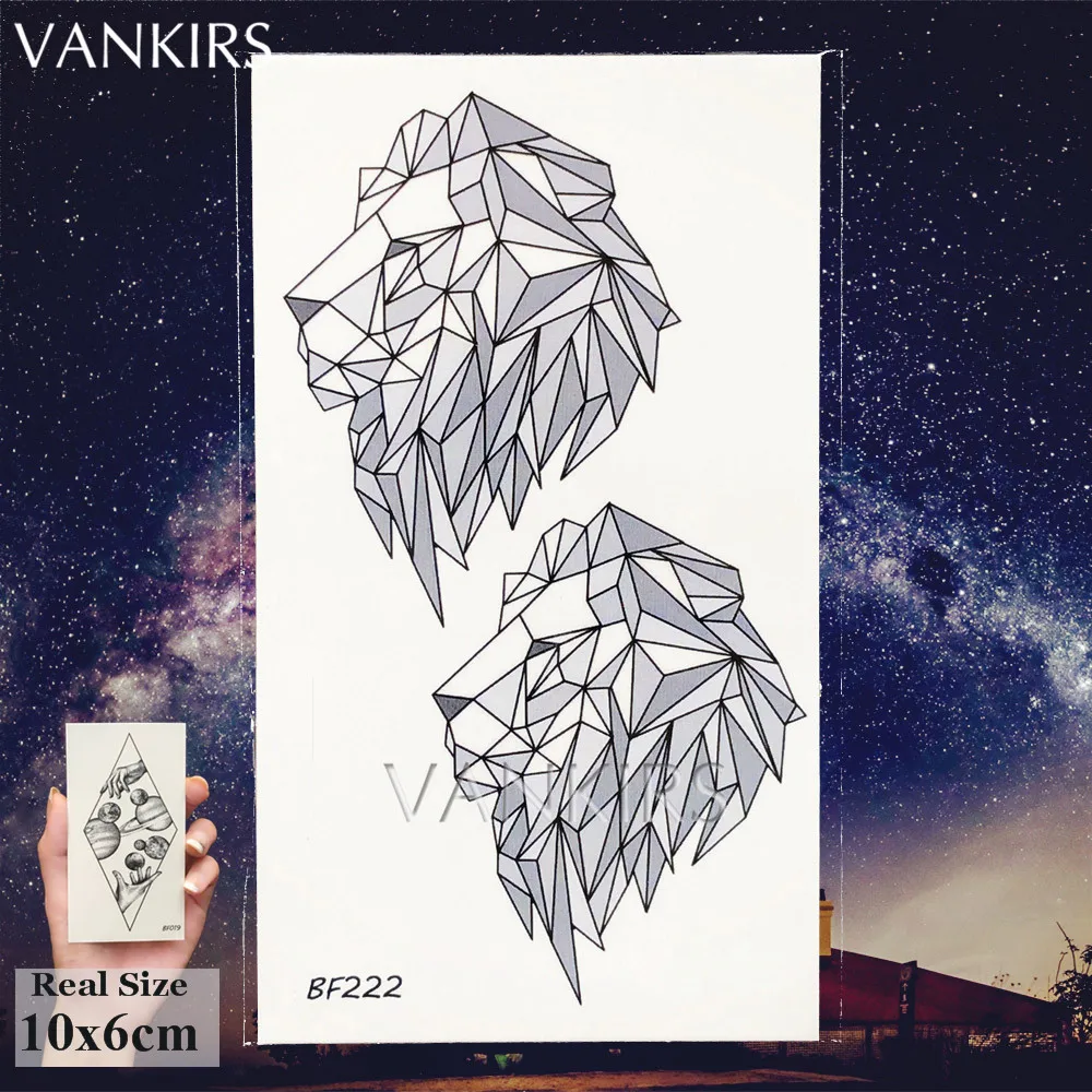 Временные татуировки наклейки с имитацией лосяного рога женские боди рука грудь