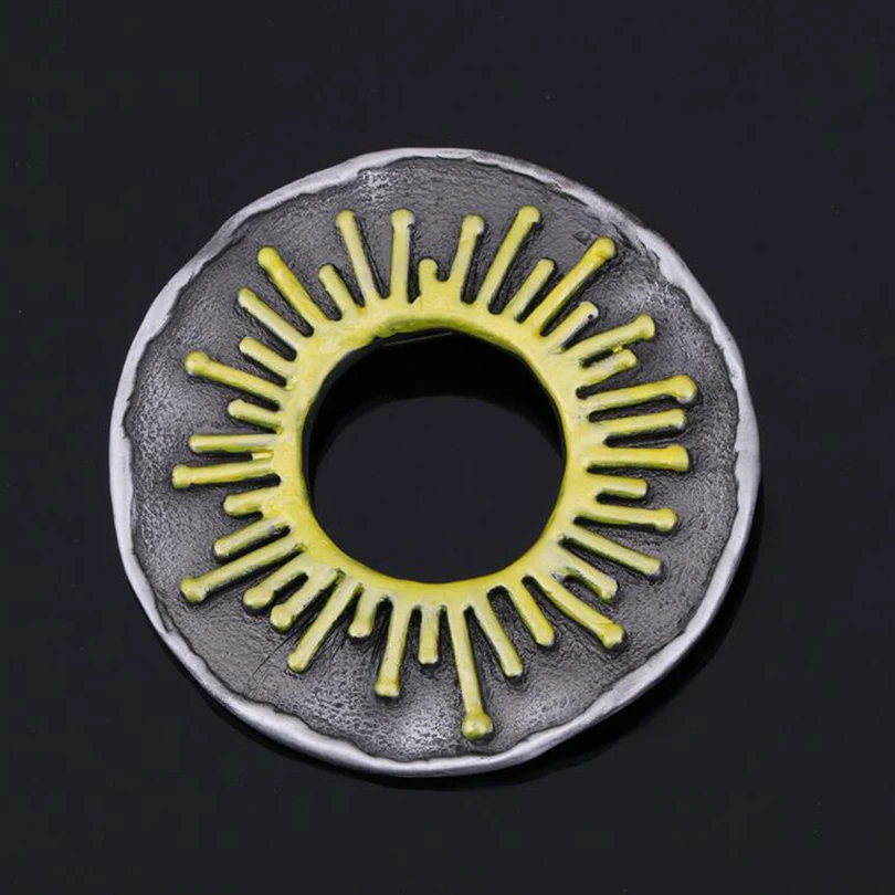 Модная желтая металлическая брошь в форме подсолнуха булавки ювелирные изделия