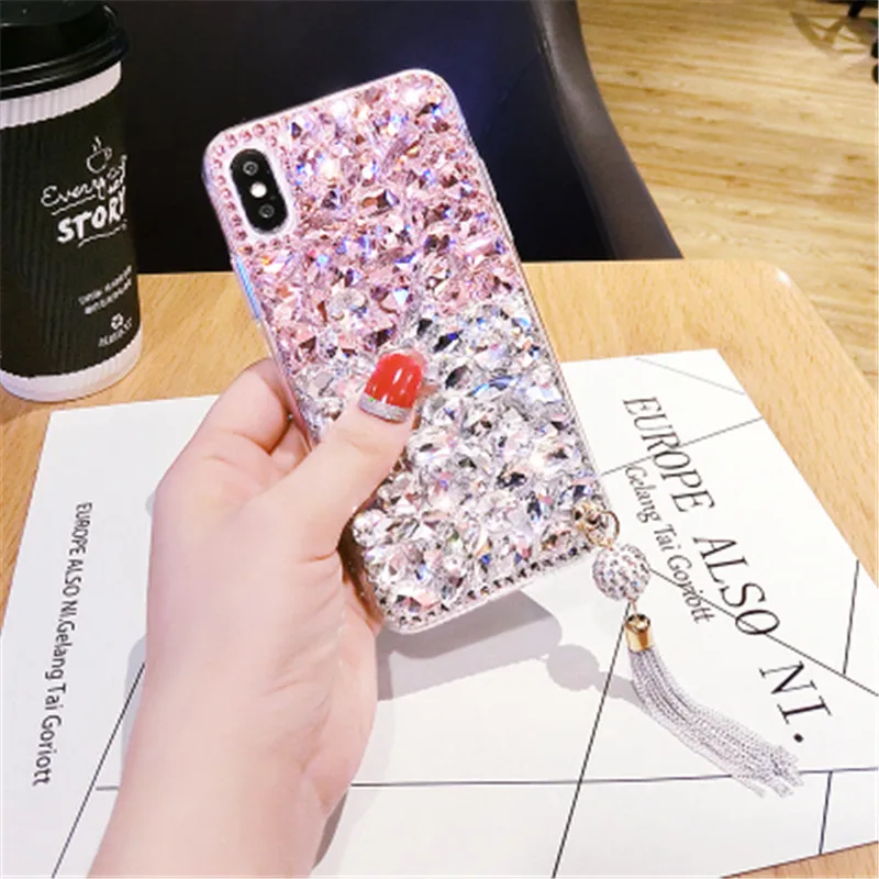 Чехол со стразами LaMaDiaa блестящий чехол для xiaomi Redmi 7 6 5 plus 6A MIX3 MAX 3 5X 6X Note Pro |