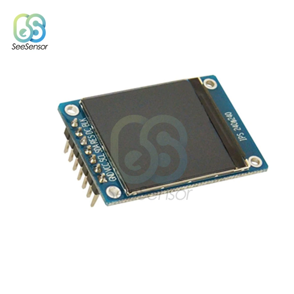IPS 1 3 дюймов В 7PIN SPI HD полноцветный TFT экран ST7789 Привод IC 240*240 ЖК дисплей 240x240|Детали