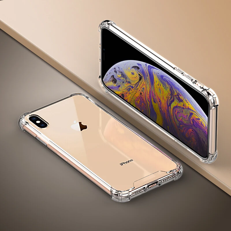 Shockproof Clear Soft Phone Case On the for iPhone X XS Max XR 6 s 6S 7 8 Plus 5 5S 11 Pro Silicone Luxury Cases Back Cover |
