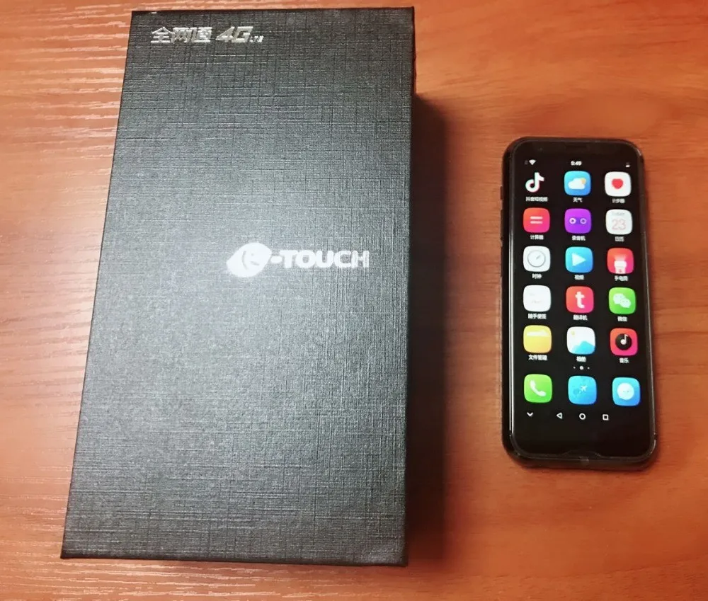 K-TOUCH I9 супер мини мобильный телефон 3 ГБ 32 ГБ Celular 2000 мАч Android 8,1 смартфон разблокировка лица gps wifi 2 Гб 16 Гб мобильный телефон
