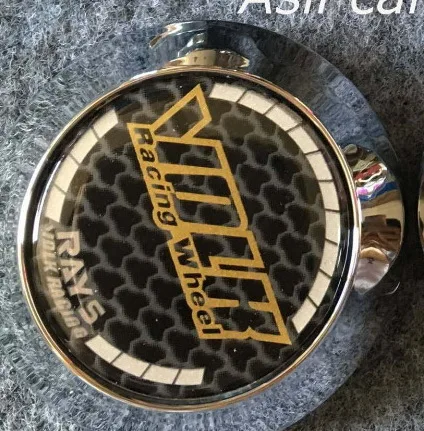 68mm carbon 4 x Japan ADVAN Racing RAYS 45 мм эмблема логотип 65 мм 68 мм сплав крышка ступицы колеса - Цвет: 68mm carbon