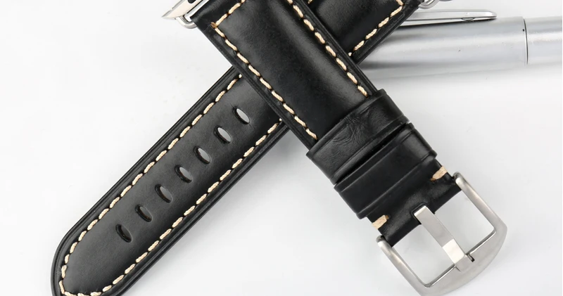 Аксессуары для часов MAIKES из натуральной кожи для Apple Watch 42 мм 38 мм iWatch 4 ремешок для Apple Watch 44 мм 40 мм Серия 1 2 3 4 5