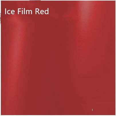 Ice Film Red Ледяная пленка центральной консоли инструмент Дверной механизм декоративная рама крышка ситкер для Volkswagen Touran L 17 18 AB341 - Название цвета: Ice Film Red