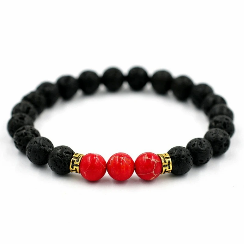 6 видов цветов многоцветный 7 чакр целебный баланс браслет Йога жизнь энергия