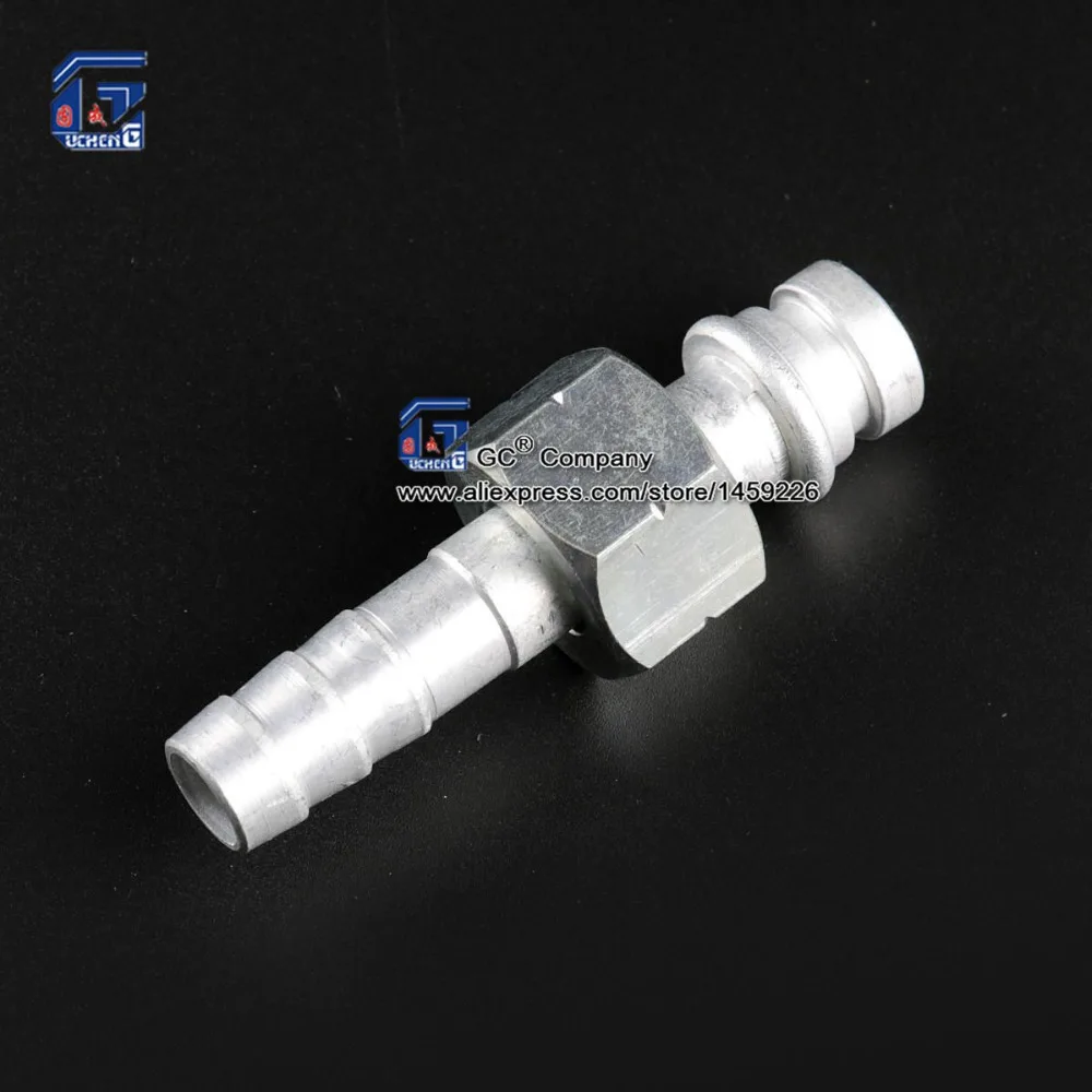 

Прямой фитинг с бородкой #10 13 мм, уплотнительное кольцо с внутренней резьбой M24x1.5 для кондиционера, шланг с сниженным барьером 5/8