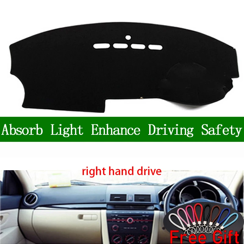 Для mazda 3 2006 2007 2008 2009 2010 2011 2012 крышка правого руля приборной панели автомобильные