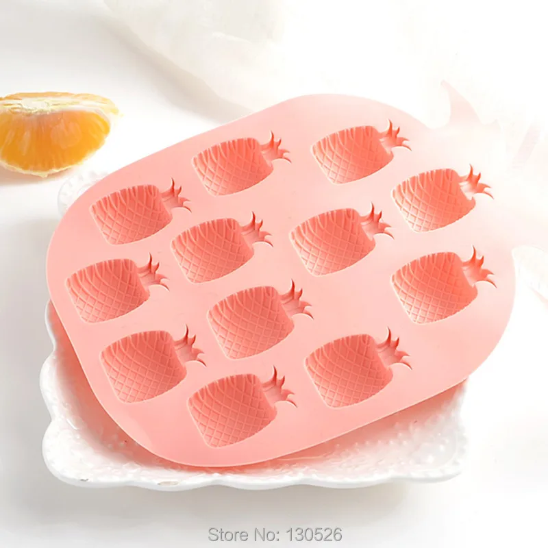 Новый фрукт тема льда лоток яблоко банан виноград Форма кубика для заморозки Для