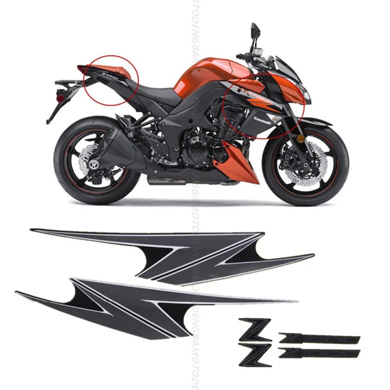 Мотоцикл весь автомобиль наклейка на обтекатель для Kawasaki Z1000 z1000 - Цвет: Многоцветный