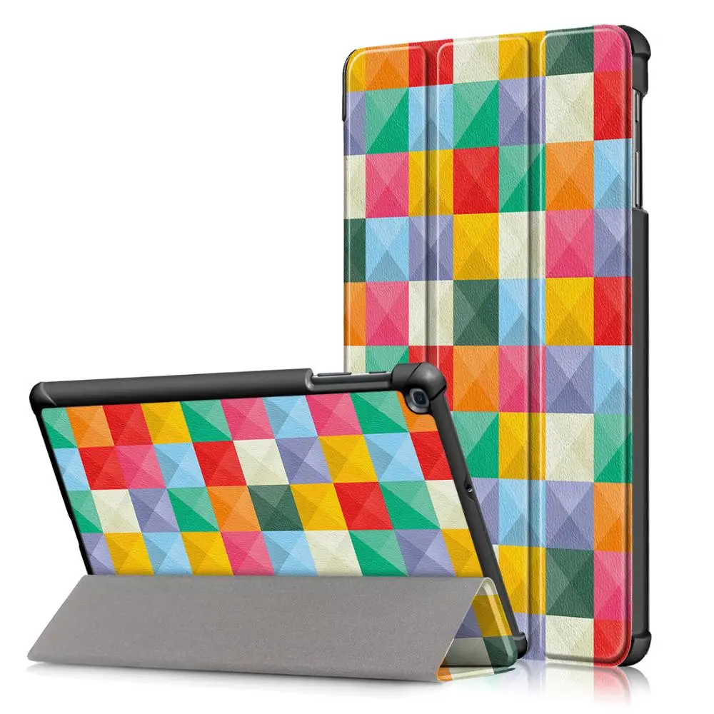 Для Samsun Galaxy Tab A 10 1 чехол для SM T510/T515 складной подставка совместимый с samsung