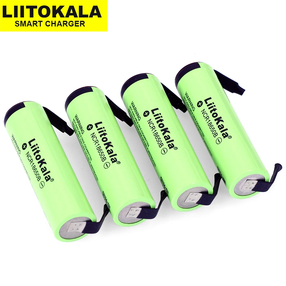 20 шт. новинка 2019 Liitokala оригинал NCR18650B 3 7 В 3400 мА/ч 18650 перезаряжаемая литиевая