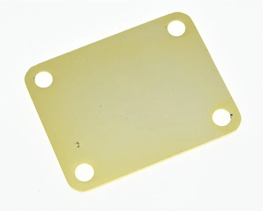 Gold Electric Guitar Neck Plate Metal Neckplate Fits For Fender ST | Спорт и развлечения