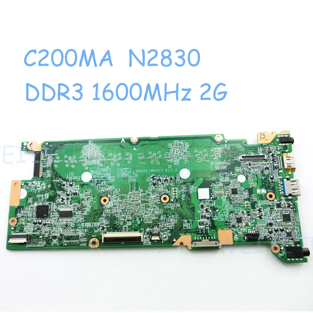 Материнская плата C200MA MAIN_BD._ 2G/N2830 для ноутбука Asus ноутбук с процессором N2830 2 Гб ОЗУ