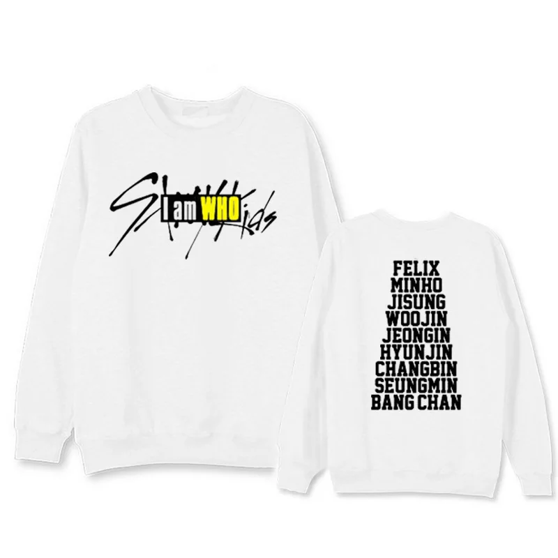 Mainlead KPOP StrayKids FELIX свитер сынгмин пуловер I AM WHO JEONGIN MINHO|Женские толстовки и
