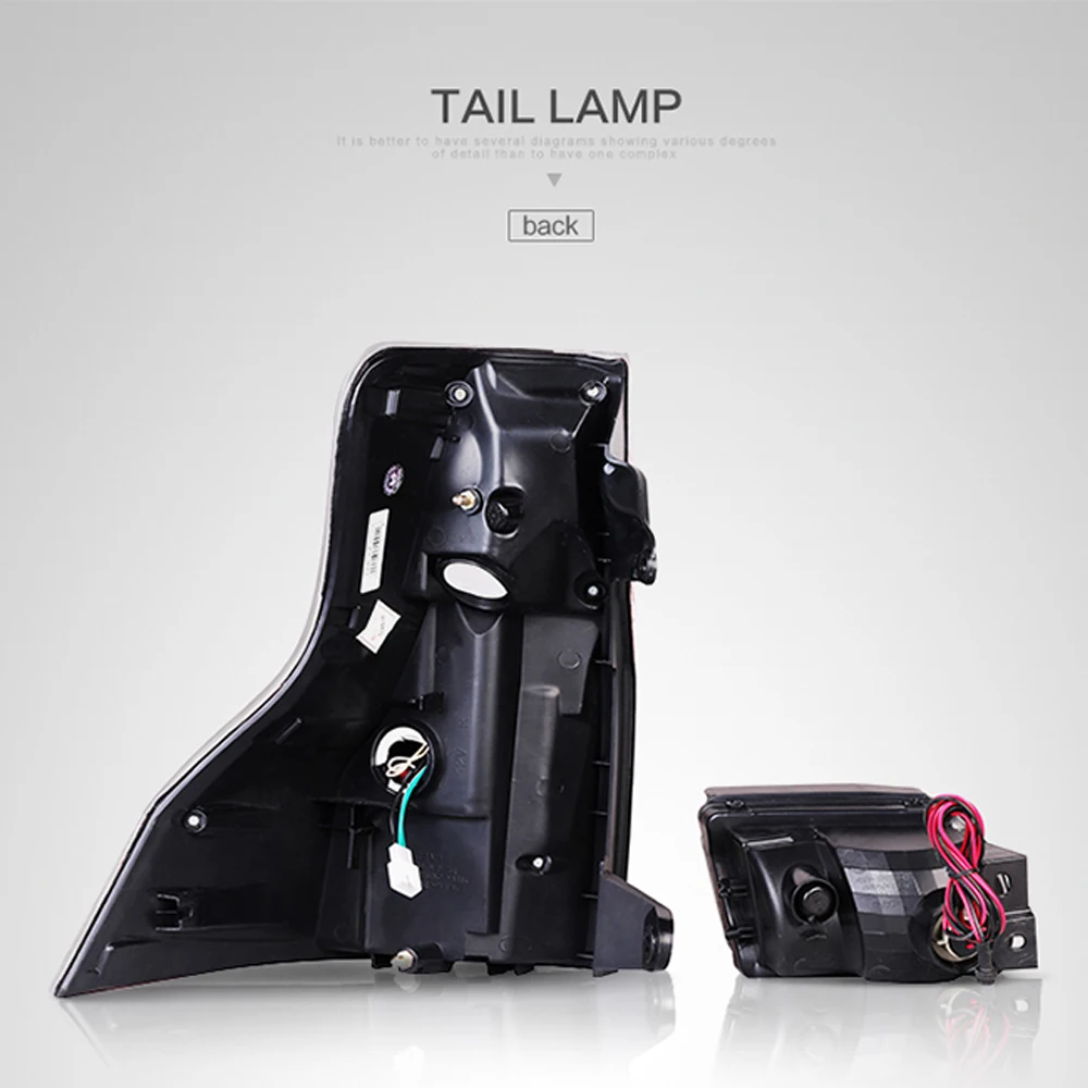 LSlight задние фонари для TOYOTA PRADO FJ150 2011 2012 2013 2014 2015 2016 LED Автомобильный задний фонарь в