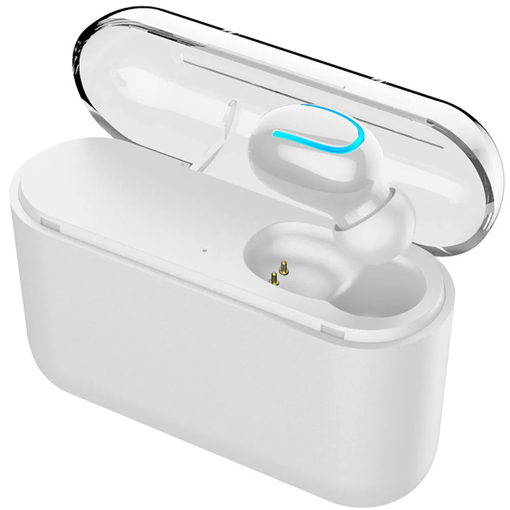 Q32 single white Оригинальные наушники Bluetooth 5,0 TWS беспроводные наушники Blutooth наушники Handsfree спортивные наушники игровая гарнитура телефон - Цвет: Q32 single white